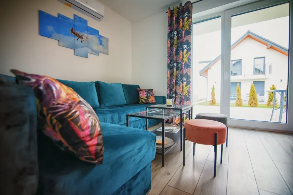 Apartament 1 salon wnętrze