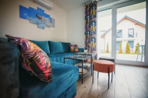 Apartament 1 salon wnętrze