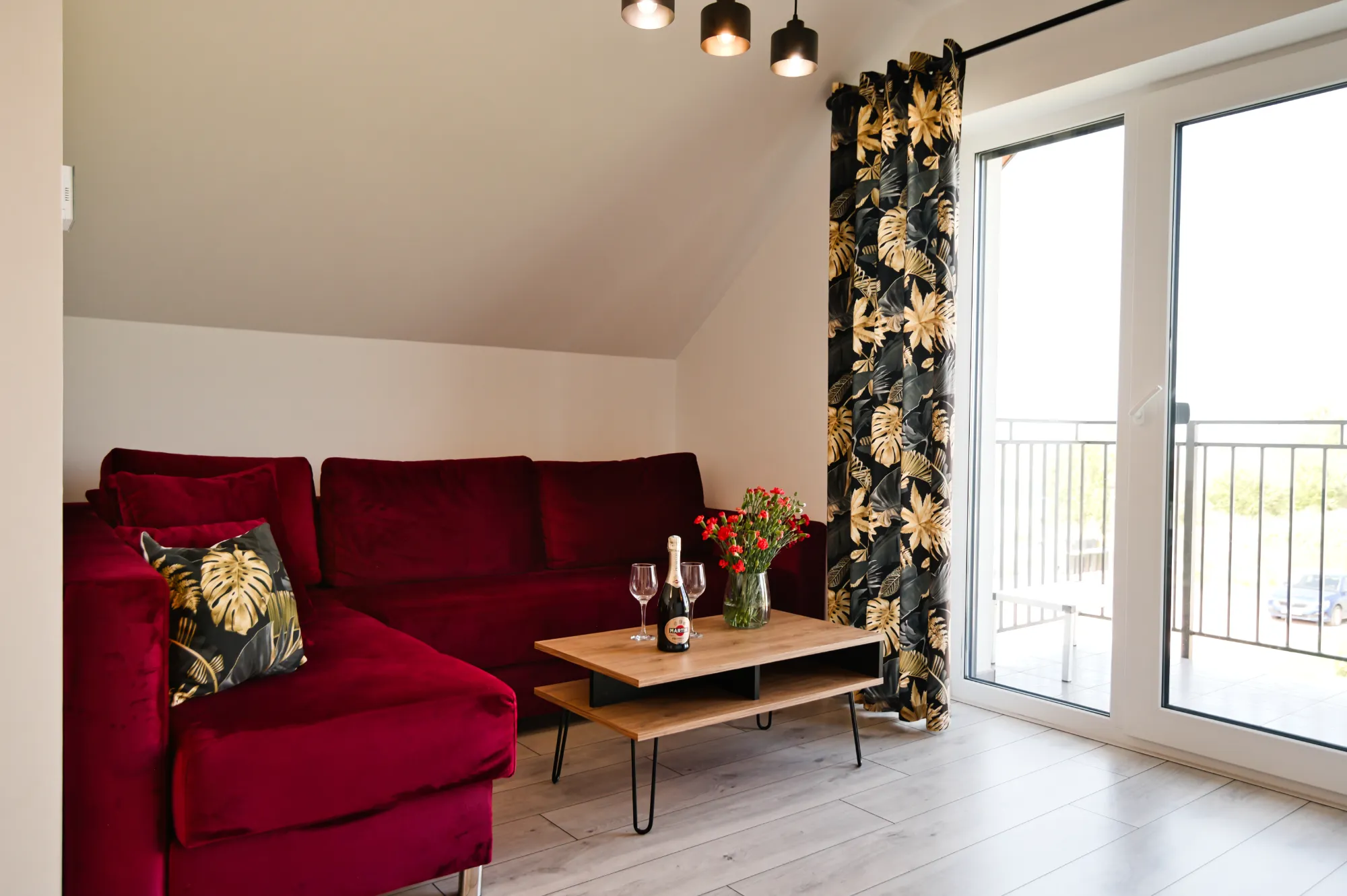 Wnętrze apartamentów Blue Sky w Zatorze (6)