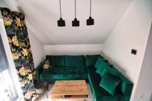 Wnętrze apartamentów Blue Sky w Zatorze (75)