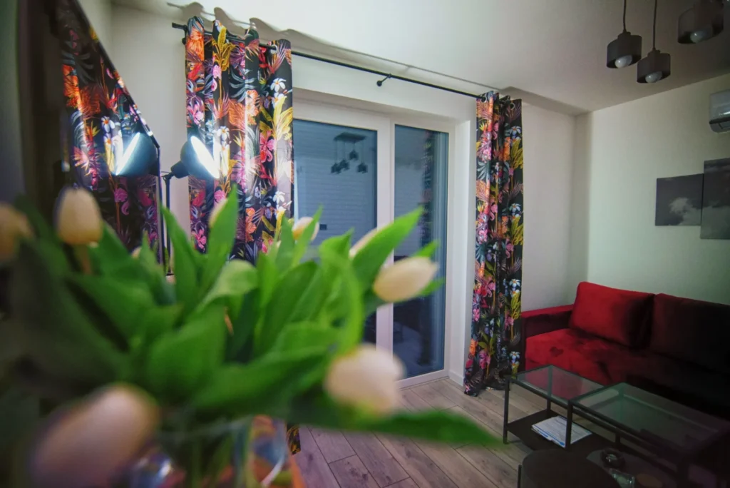 Wnętrze apartamentu premium Blue Sky w Zatorze obok Energylandii (69)